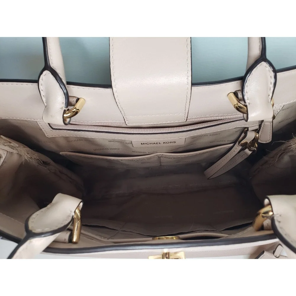 MICHAEL KORS GRAMERCY Pebble Leather Large Handbag‎ Tote Satchel Pink $358